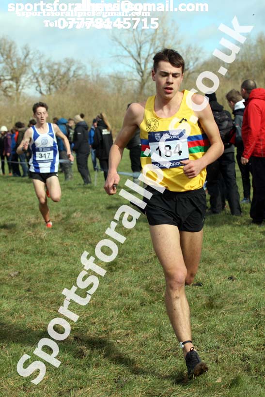 Mens under-20s 2019 British Athletics Inter Counties Cross Country, Prestwood Hall, Loughborough. Photo:  David T. Hewitson/Sports for All Pics